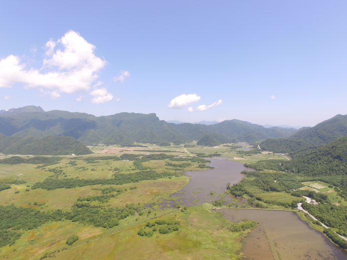 队内无人机航拍大九湖 队内无人机航拍大九湖
